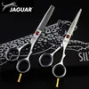 Tesoura de cabelo 4 55 05 56 06 5 polegadas corte desbaste profissional de alta qualidade JAGUAR cabeleireiro ferramentas de barbeiro salões tesouras272i