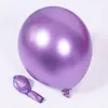 2020 Nouveau 5 pouces Brillant Métal Perle Latex Ballons Épais Chrome Métallique Couleurs Gonflable Air Balls Globos Anniversaire / Fête décor 216 V2