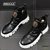 Luxury rivet Boots New black gold madman lion casual shoes, masculine men's absorb youth soft shoes of high quality zapatillas hombre P4