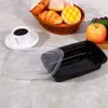 10pcs 1000 ml klasy spożywczej PP Plastikowe posiłek Prep Prefer Lunch Box z przedziałami do przechowywania mikrofalowania S Y200429