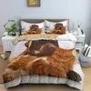 Animal Duvet Cover Sets Lovely Pet Labrador Dog Bedding Set For Kids Adult Single Double Bedclothes Quilt Comforter Covers 210615
