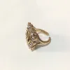 Designer di lusso Gioielli Le donne anelli anelli diamantati con logo timbro di matrimonio anelli di fidanzamento stile fahion vendita calda