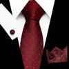 الرجال التعادل الأحمر البولكا نقطة الزفاف التعادل للرجال التعادل مصمم الأعمال