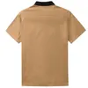 Mens Casual Shirts Mens 2022 Grey Brown Green Men Shirt Retro Vintage Cotton Button Up Classic Bowling Plus Size Short Sleeve