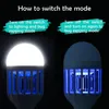 Mosquito Killer Bulb 110V 220V 15W E27 3 Luci Modalità Bug Zapper Light Lamp Indoor Electrinic Anti Insetto Bug Lampade notturne a Led