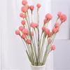 15 pçs / lote Morango fruta decorativa flores secas de ligação artificial não simulado flor desenho sala casa decorar flor 6 89WX T2