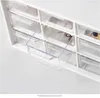 Translucent Drawer Type Storage s Cn(Origin) Low Price Nine-grid Desktop Box Student Cosmetics Shelf Tape Organizer 210922