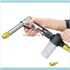 Supplies Patio Lawn Home Gardenexpandable Garden Hose High Pressure Watering Alloy Nozzle Gun Adjustable Magic Flexible Car Wash7467035