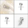 Jewelry Settings Pendant Bail Pearl Fine Diy S925 Connector Small Charm 925 Sterling Sier 10 Pieces Drop Delivery 2021 Kpi5F