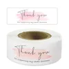 Gift Wrap 120Pc Pink "Thank You For Your Order" Stickers Supporting My Business Package Decoration Seal Labels Stationery Sticker