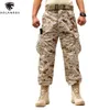 Aolamegs hommes pantalons militaires solide tactique militaire armée Combat Cargo Camouflage pantalon pantalon décontracté pantalon ample pour homme X0615