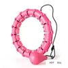 ABS Adjustable Fitness Hoops Waist Sports Detachable Massage Ring Gym Home Training Weight Loss Fitness Equipment