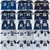 NCAA Vintage Football 21 Deion Sanders 8 Troy Aikman 22 Emmitt Smith 33 Tony Dorsett Jerseys Randy White Michael Irvin Roger Staubach Navy