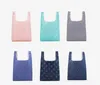 Foldable Shopping Bags Reusable Grocery Eco-Friendly Storage Bag Washable Durable Lightweight Eco Friendly Large Fashion Print