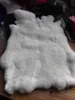 100 genuine rabbit fur rug in white 4024cm natural shaped real rabbit fur mat for furniture DIY rabbit fur material S 2103925601