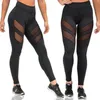 Sexy Vrouwen Leggings Mesh Patchwork Design Broeken Zwarte Sportkleding Nieuwe Lange Geschiktheid Leggings