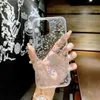 glitter stars transparent liquid design phone cases for iphone 13 12 11 pro max XR XS X 7 8 Plus anti-fall cellphone quicksand soft tpu cover wholesale