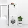 Over The Rack Stainless Steel Toilet Cabinet Shelving Kitchen Washing Machine Rack Bathroom Space Saver Shelf Organizer Holder Y200429