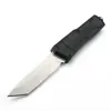 Couteau à lame fixe droite à manche noir Sca, Double Action, couteaux tactiques de poche EDC pour la pêche, outil de survie, 9 modèles