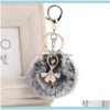 Rings Jewelryfur Dancing Angel Keychain Pendant Women Key Ring Holder Charms Keyring Year Gifts Drop Drop Delivery 2021 05Gkx