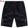 Uncoboror grande tamanho 7xl, 8xl, 9xl 10xl casual shorts homens elásticos cintura elástica verão shorts respirável placa de secagem rápida shorts H1206