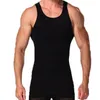 Modelador de corpo de emagrecimento masculino verão topos roupa interior colete para homens camisa espartilho roupas de compressão musculação roupa interior shapers