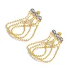 2021 mode Kristall Quaste Drop Ohrringe für Frauen Vintage-Schmuck Korea Exquisite Party Hochzeit Braut Baumeln Ohrring