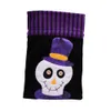 Party Supplies Halloween Dekoration Drawstring Trick Or Treat Candy Väskor För Kids Witch Skull Pumpa Katt Snack Påse Phjk2107