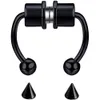 Moda Falso Anel de Anel de Nariz Magnético Anéis Ferradura Magnética 316L Aço Inoxidável Faux Septo Anéis Não Piercing Clip Nos Anéis De Barro