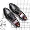 Italian Oxford Shoes For Men Designer Formal Mens Dress Shoes Leather Black Luxury Party Wedding Shoes Men Tassels Flats Loafers