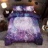 Böhmen Mandala Flower Dream BedsPread Quilt Queen King size-sängkläder Set Polyester Duvet Skydd Sängkläder 150x200 Hemduve