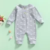 Panich Dziewczyni Dziewczynek Chłopcy Romper, Kids Sun Print Round Neck Długi Rękaw Kombinezon Playits na Spring Fall, 0-18 miesięcy Body