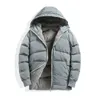 Styl Black Puffer Kurtki Down Mens Coats Moda Marka Wysokiej Jakości Zima Ogrzewana Kurtka Mężczyźni