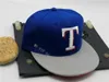 ホット卸売高品質メンズレンジャーレッドスポーツチームフィットキャップフィールド帽子フルクローズドデザインサイズ 7-8 野球 Gorra