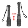 Flashlights Torches Z90P73 XHP70.2 32w Tactical LED Torch 3200lm Powerful Zoom Light 18650 Battery Waterproof For Outdoor