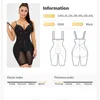 Women's Shapers Faja Body Shaper With Zipper Women Slimming Shapewear Mesh Breathable Waist Trainer Tummy And But Lifter One Piece