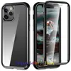 Для iPhone 12 Case Clear 360 Полное тело Сотовый Телефон Чехол Двойной слой Защитная крышка Встроенный экран Совместим с Samsung S21 Ultra