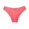 Dames slipje sexy kant katoen slips lage stijging Knickers meisjes ondergoed dames lingerie 6 stks / set 210730