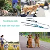 Handles libres deux laisse de chien pour courir la corde double tête élasticité réfléchissante collier de marche avec ceinture de taille cl166 y200515
