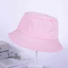 Ny Fisherman Cap Fashion Candy Färg Fiskare Kepsar Sommar Vikbar Bucket Hat Ladies Sunscreen Casual Sun Busket Hat G220311