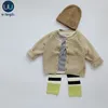 Höst Baby Boys Girls Coat Baby Sweater Toddler Cardigans Nyfödda Knitwear Nya Cardigan Långärmad Bomull Baby Jacka Toppar 210315