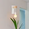 Wandleuchte Moderne minimalistische Innenleuchte Vintage Holz E27 Wandleuchte Beleuchtungskörper Veranda Flur Gang Treppe LightWallWall