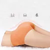 4pcs/lot Women Sexy Panties Ice Silk Briefs Seamless Underwear Girls High Waist Pants Lingerie Underpants invisible Thongs 210730