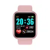 Wodoodporny krokometr Bluetooth inteligentny zegarek Y68 MĘŻCZYZN KOBIETY CIŚNIENIA KWIELNEGO FITNESS BRANDER BRANDELE D20 Sport Smartwatch Compat6465198