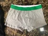 Boxers pour hommes Shorts verts Culottes slips homme coton mode 7 couleurs sous-vêtements Envoyés au hasard choix multiples en gros Envoyer