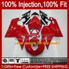 Injektionsfeedningar för Ducati 848 1098 1198 S R 848R 1198R Bodywork 18No.0 848s 1098S 2008 2008 2009 2010 2011 2012 1098R 1198S 07 08 09 10 11 12 OEM BODY KIT Factory Red