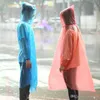 Wholesale One-time Raincoat Thicken Disposable PP Raincoats Disposable Emergency Waterproof Poncho Rainwear Travel Rain Coat XDH0474