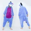 Panda Pijama Onesies Unicorn Çocuklar Için Bebek Kız Pijama Erkek Pijama Hayvan Tiger Eşek Licorne Onesie Çocuk Tulumlar 211130