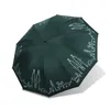 Strong Ten-bone Sun UV Protection Umbrella Windproof Rain Women's Parasol Double Person Use Three-fold Folding Male Umbrellas