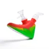 Silicone Sneaker Ręcznie Rura Palenie Kitnionka Waterpipe ze szklanym Dish Usta Układ